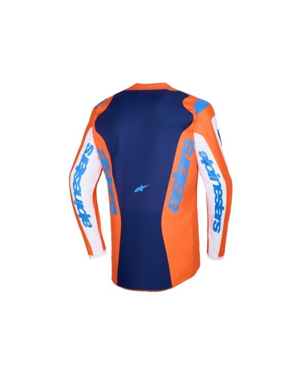 Camiseta Alpinestars Fluid Grid Color Naranja / Azul,3761126-4011