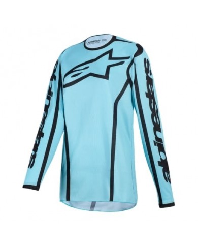 3781126-6102,Camiseta Mujer Alpinestars Fluid Apex Color Azul Claro / Negro