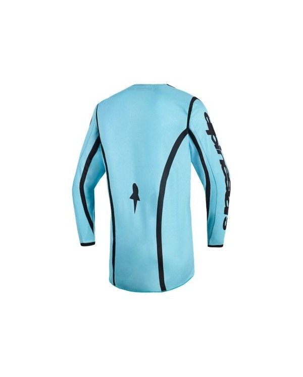 Camiseta Mujer Alpinestars Fluid Apex Color Azul Claro / Negro