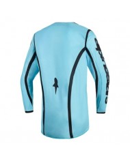 Camiseta Mujer Alpinestars Fluid Apex Color Azul Claro / Negro