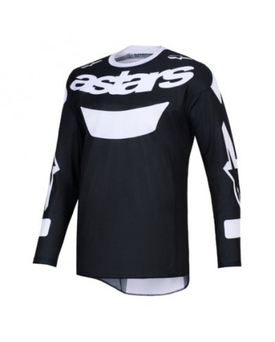 3760226-12,Camiseta Alpinestars Racer Air Riway Color Negro / Blanco