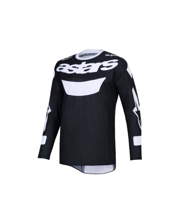 3760226-12,Camiseta Alpinestars Racer Air Riway Color Negro / Blanco