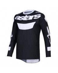 3760226-12,Camiseta Alpinestars Racer Air Riway Color Negro / Blanco