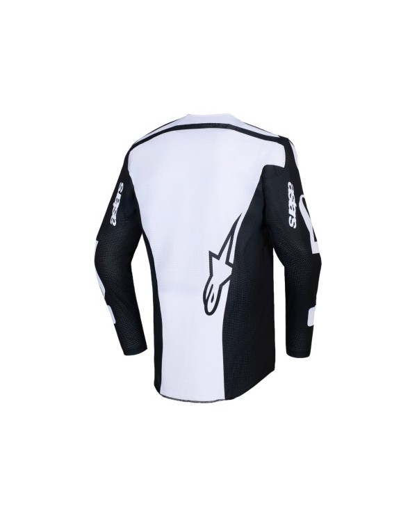 Camiseta Alpinestars Racer Air Riway Color Negro / Blanco