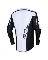 Camiseta Alpinestars Racer Air Riway Color Negro / Blanco