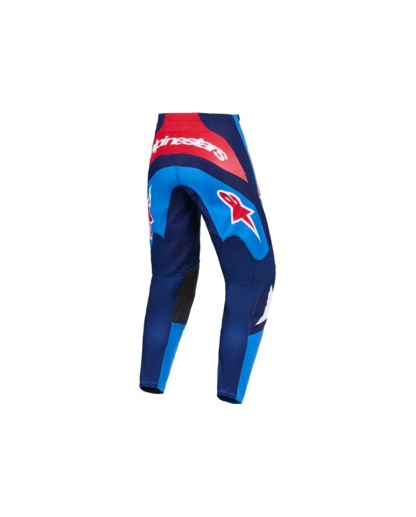 Pantalón Alpinestars Fluid Grid Color Azul / Rojo,3721126-730