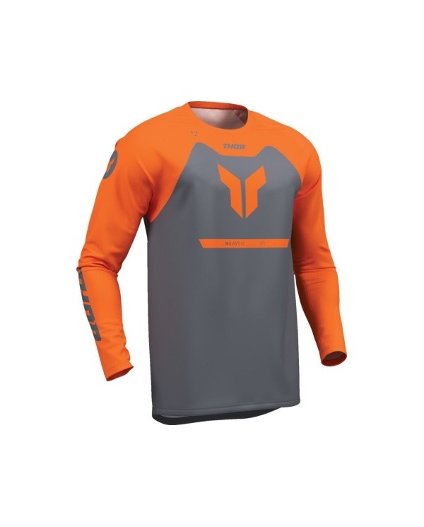 29108456,Camiseta Thor Ridemode Menace Color Gris / Naranja