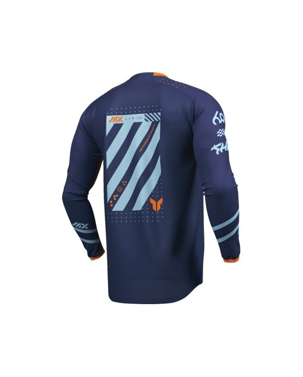 Camiseta Thor Launchmode Futura Color Azul Oscuro / Naranja,29108424