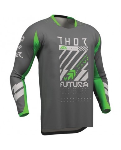 29108418,Camiseta Thor Launchmode Futura Color Gris / Verde