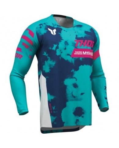 Camiseta Thor Launchmode Bleach Color Azul Oscuro / Azul Claro ,29108407