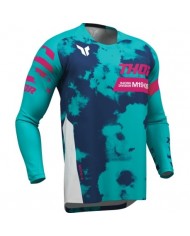 Camiseta Thor Launchmode Bleach Color Azul Oscuro / Azul Claro ,29108407