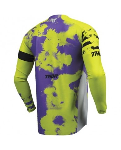 Camiseta Thor Launchmode Bleach Color Amarillo Fluor / Morado,29108400