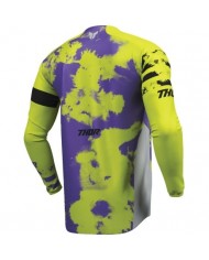 Camiseta Thor Launchmode Bleach Color Amarillo Fluor / Morado,29108400