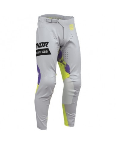 Pantalón Thor Launchmode Bleach Color Gris / Amarillo Fluor,290112321