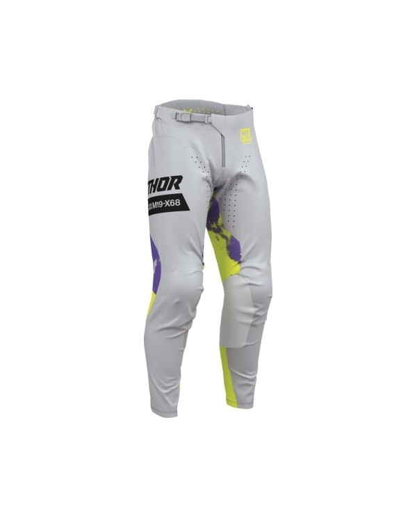 Pantalón Thor Launchmode Bleach Color Gris / Amarillo Fluor,290112321