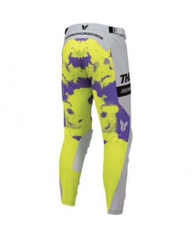 Pantalón Thor Launchmode Bleach Color Gris / Amarillo Fluor,290112321