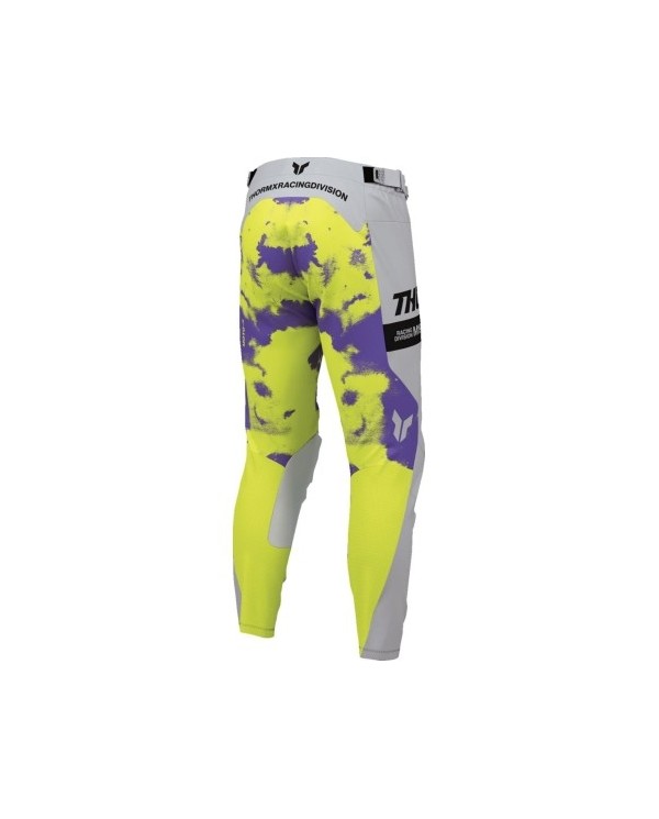 Pantalón Thor Launchmode Bleach Color Gris / Amarillo Fluor,290112321