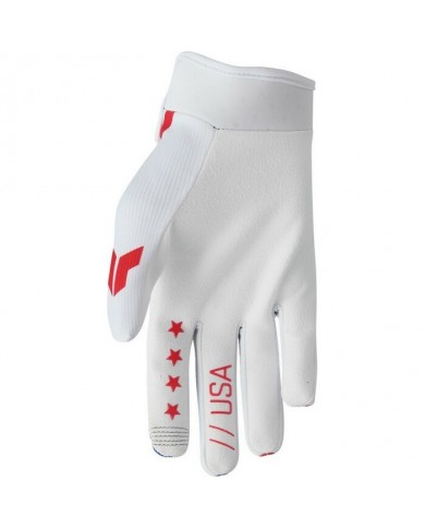 Guantes Thor Launchmode Patriot Blanco/Rojo/Azul,33308208