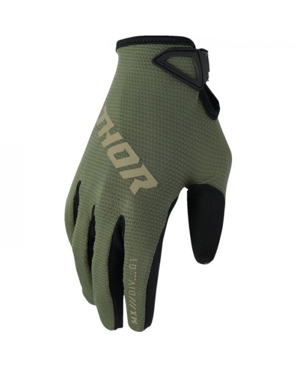 Guantes Thor Ridemode Static Verde,33308350