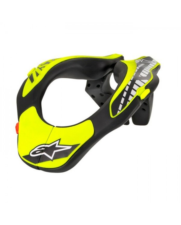 Collarín Infantil Alpinestars Negro/Amarillo Fluor