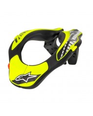 Collarín Infantil Alpinestars Negro/Amarillo Fluor
