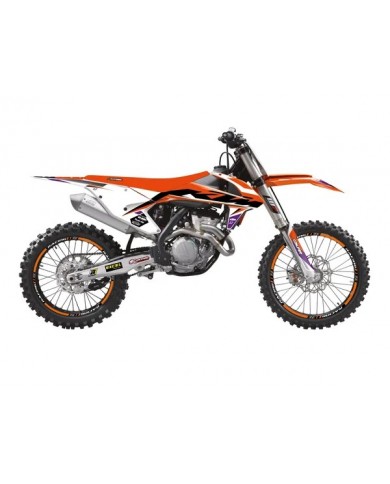 2547AB,Kit Adhesivos Blackbird  Dream 5 KTM SX/SXF 19-22 EXC 20-23