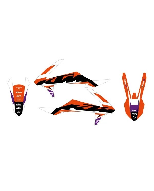 Kit Adhesivos Blackbird  Dream 5 KTM SX/SXF 19-22 EXC 20-23