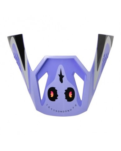 Recambio Visera Casco Infantil Alpinestars Jettson Sm3 Ece 22.06 Color Gris / Morado / Negro Brillante