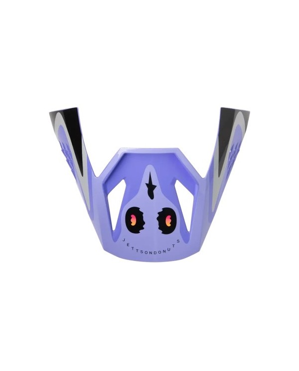 Recambio Visera Casco Infantil Alpinestars Jettson Sm3 Ece 22.06 Color Gris / Morado / Negro Brillante