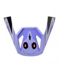 Recambio Visera Casco Infantil Alpinestars Jettson Sm3 Ece 22.06 Color Gris / Morado / Negro Brillante