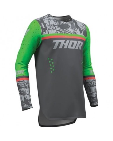 Camiseta Thor Infantil Sportmode Punkd Color Negro Carbón / Verde,2912-2733