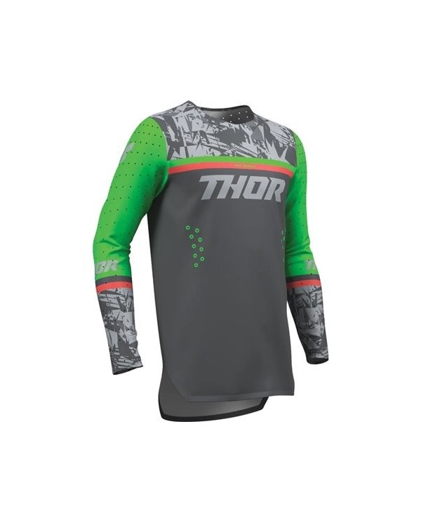 Camiseta Thor Infantil Sportmode Punkd Color Negro Carbón / Verde,2912-2733