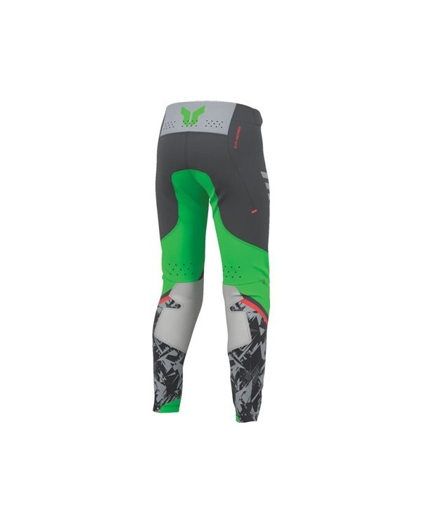 Pantalón Thor Infantil Sportmode Punkd Color Negro Carbón / Verde