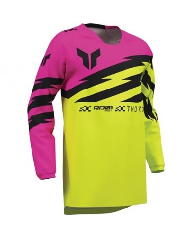 Camiseta Thor Infantil Launchmode Shockie Color Amarillo / Rosa,2912-2738