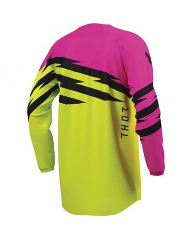 2912-2738,Camiseta Thor Infantil Launchmode Shockie Color Amarillo / Rosa