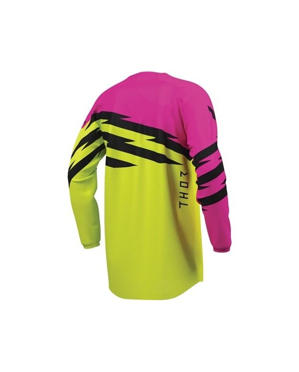 2912-2738,Camiseta Thor Infantil Launchmode Shockie Color Amarillo / Rosa
