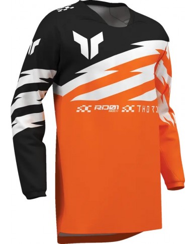 Camiseta Thor Infantil Launchmode Shockie Color Naranja Flúor / Negro,2912-2743