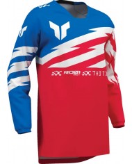 Camiseta Thor Infantil Launchmode Shockie Color Rojo / Azul,2912-2753