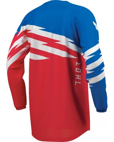 Camiseta Thor Infantil Launchmode Shockie Color Rojo / Azul,2912-2753