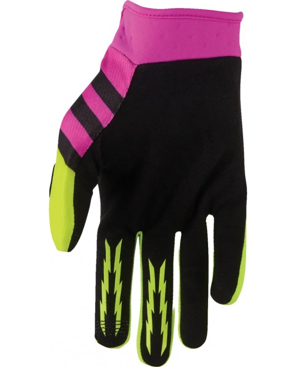 Guantes Thor Infantil Launchmode Shockie Color Amarillo / Rosa