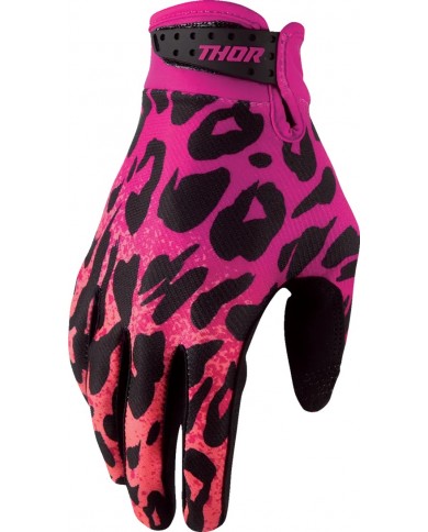 Guantes Thor Infantil Launchmode Namir Color Rosa / Negro,3332-2289