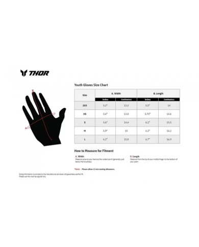 Guantes Thor Infantil Launchmode Namir Color Rosa / Negro
