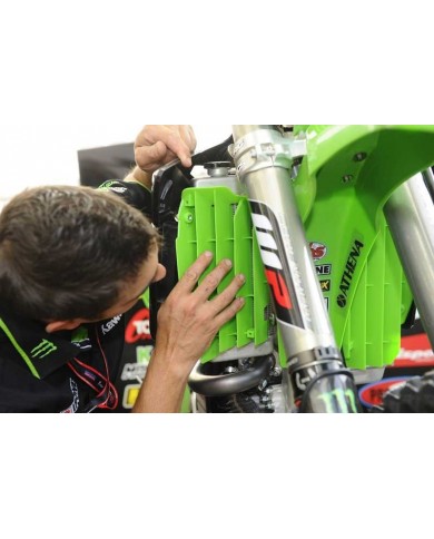 REJILLA RADIADOR KAWASAKI KX250F(13-16) Verde 05