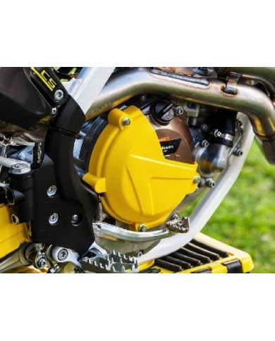 PROTECTOR TAPA EMBRAGUE HUSQVARNA FC250/350(16-18)FE(17-18) Amarillo PROTECTOR TAPA EMBRAGUE HUSQVARNA FC250/350(16-18)FE(17-18) Amarillo