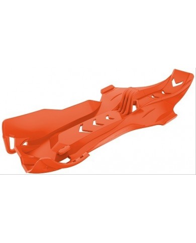 PROTECTOR MOTOR con proteccion de bieletas KTM SX250 (06-16) Naranja ork16