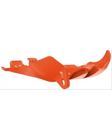 PROTECTOR MOTOR con proteccion de bieletas KTM SX250 (06-16) Naranja ork16