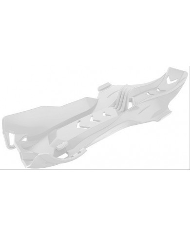 PROTECTOR MOTOR con proteccion de bieletas KTM SX250 (06-16) HUSQVARNA TC/TE (14-16) Blanco
