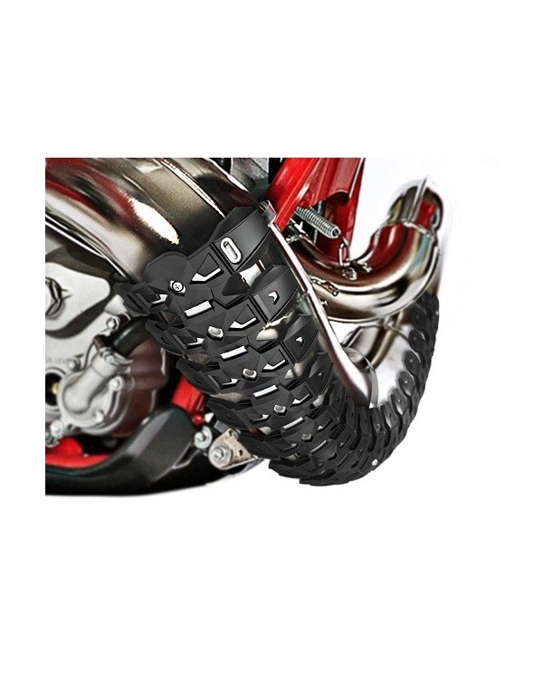 Protector de Escape Polisport Armadillo 2T Negro