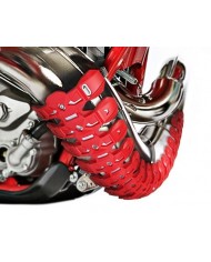 Protector de Escape Polisport Armadillo 2T Rojo