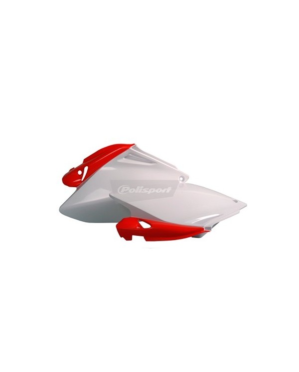 TAPAS LATERALES CRF250R (06-09) Rojo CR04/Blanco